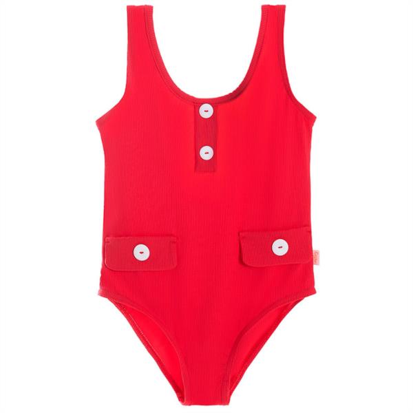 Bañador Niña Rojo Retro Güito