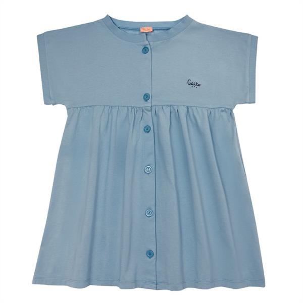Vestido Polo Guito Azul 100% Algodón