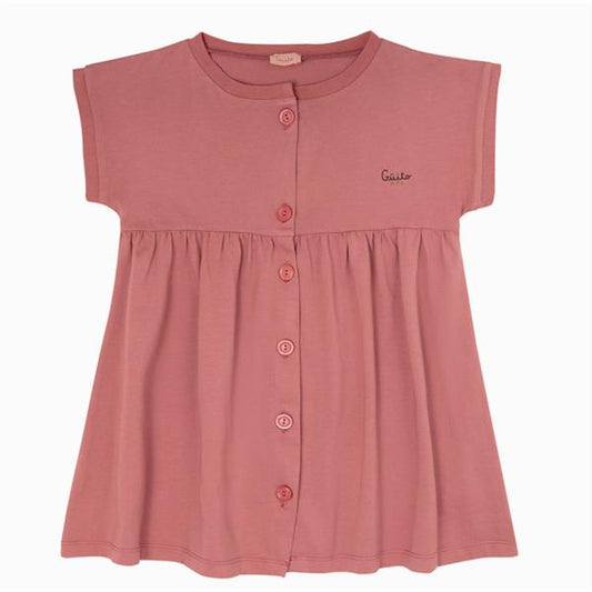 Vestido Polo Guito Coral 100% Algodón
