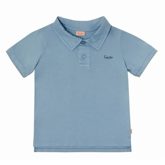 Polo Guito Azul 100% Algodón