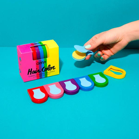 Tizas Temporales para el Pelo - OMY