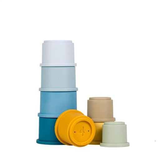 Cubos Apilables Azules Baño