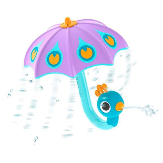 Juego Baño Paraguas Lluvia Lila Yookidoo