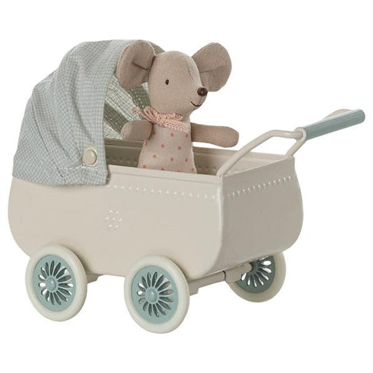 Carro con Bebé Ratón Maileg