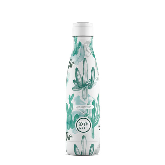 Botella Termo Adulto Watercolor Cactus 500ml - Cool Bottles
