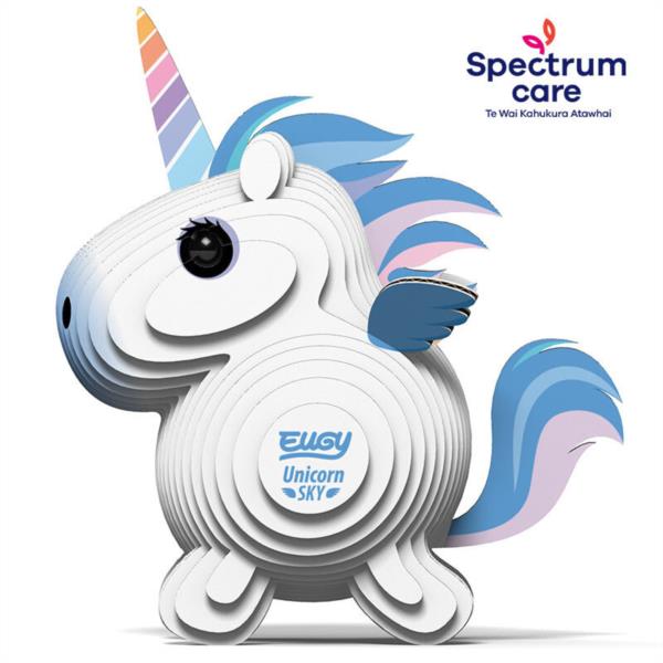 Puzzle 3D Unicornio Celeste Eugy Dodoland