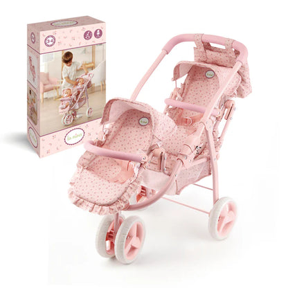 Carrito Gemelar Muñecos Olivia La Nina