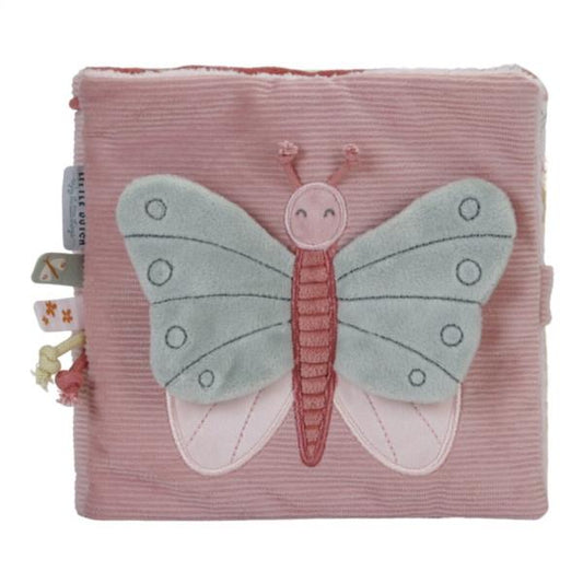 Libro Blandito De Actividades Mariposa Rosa