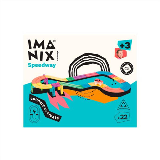 Braintoys Imanix Pista De Carreras 22 Piezas (Incluye Coche)
