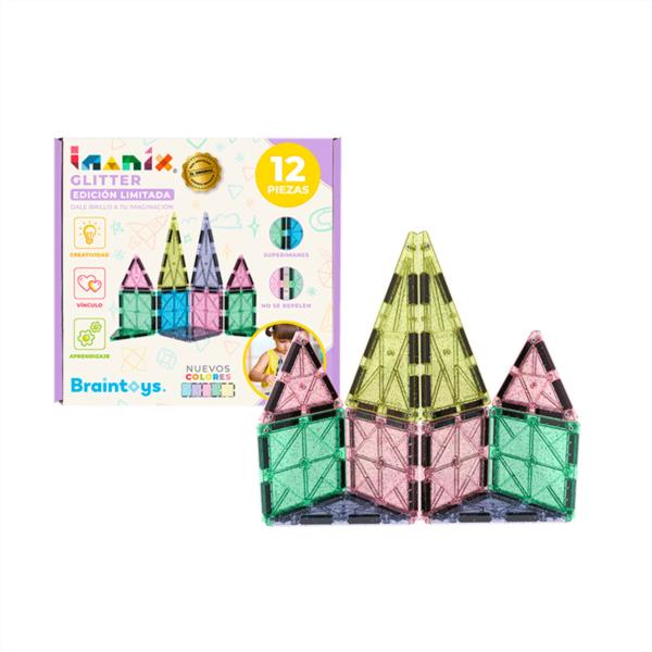 Braintoys Imanix Glitter 12 Pzas