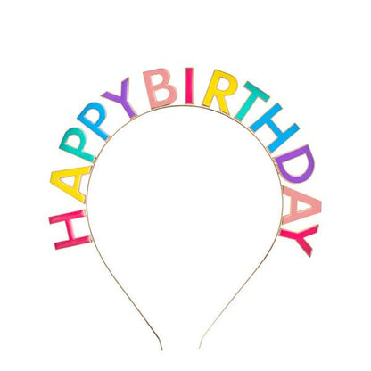 Diadema Happy Birthday Feliz Cumpleaños