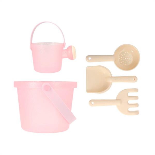 Set De Juguetes De Playa Cubo Glitter Monneka