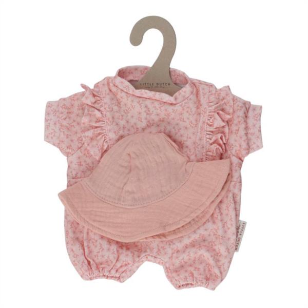 Ropita de Muñeca Rosa Flores Little Dutch