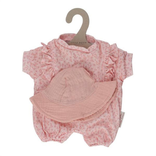 Ropita de Muñeca Rosa Flores Little Dutch