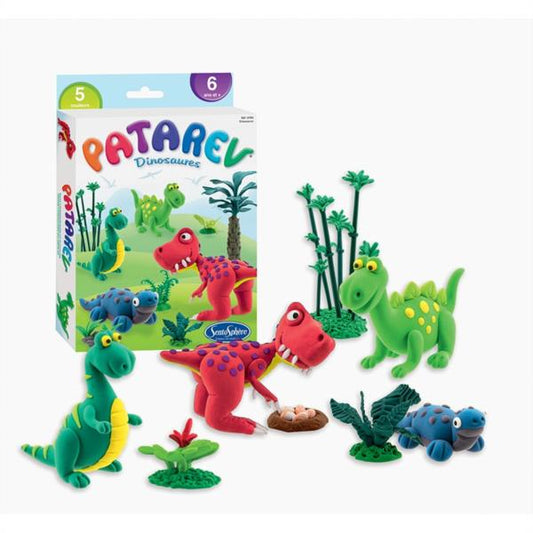 Pasta de Modelar Dinosaurios Patarev Secado al Aire