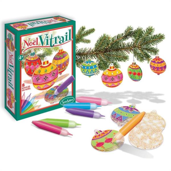 Decoración de Navidad Noel Vitrail Sentosphère