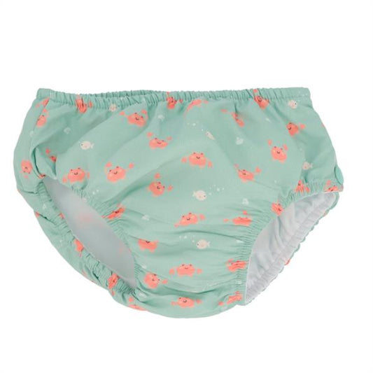 Bañador Pañal Volantes Crab Sage Monneka