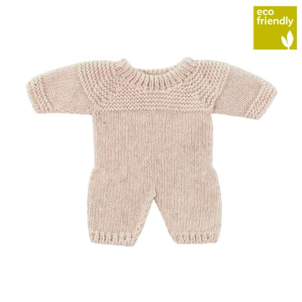 Pijama Punto Para Muñeco Minland 21cm Lino