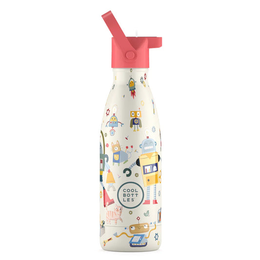 Botella Termo Messy Robots 350ml - Cool Bottles
