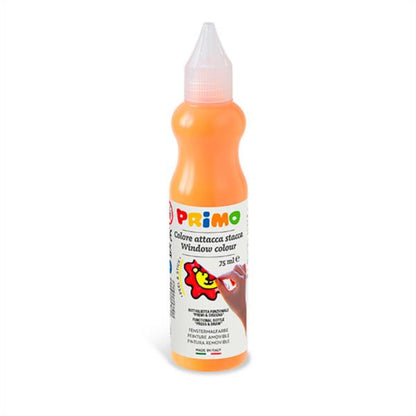 Bote Pintura Removible Para Hacer Pegatinas 75ml Naranja