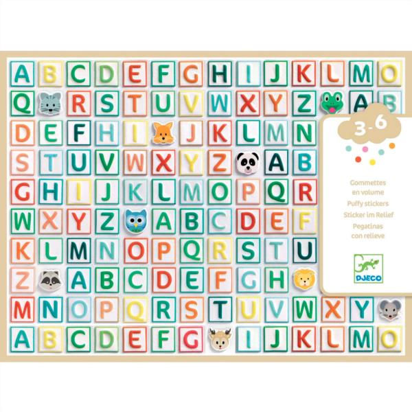 Pegatinas Del Abecedario Para Familiarizarse Con Las Letras Djeco