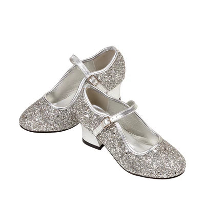 Zapatos Marguerita Purpurina Color Plata - Souza