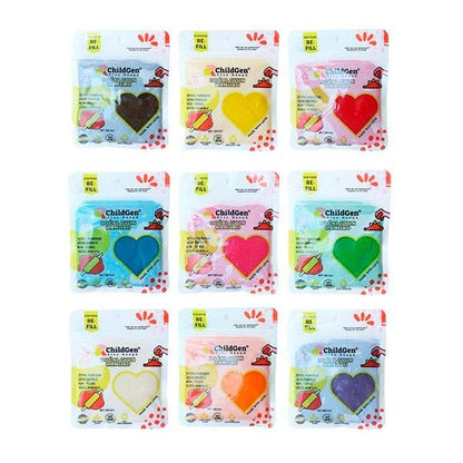 Plastilina Orgánica ChildGen Refil 9 Bolsitas
