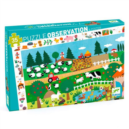 Puzzle Observación La Granja 35 Piezas