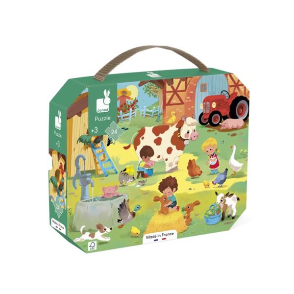Puzzle Un Dia En La Granja 24Pcs