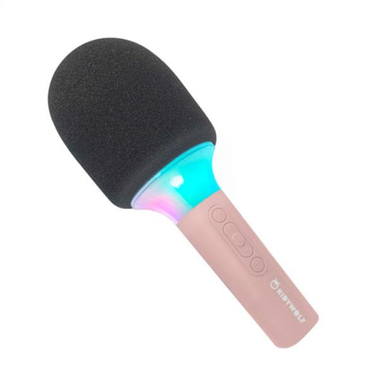 Micrófono KidyMic para niños Rosa con luz