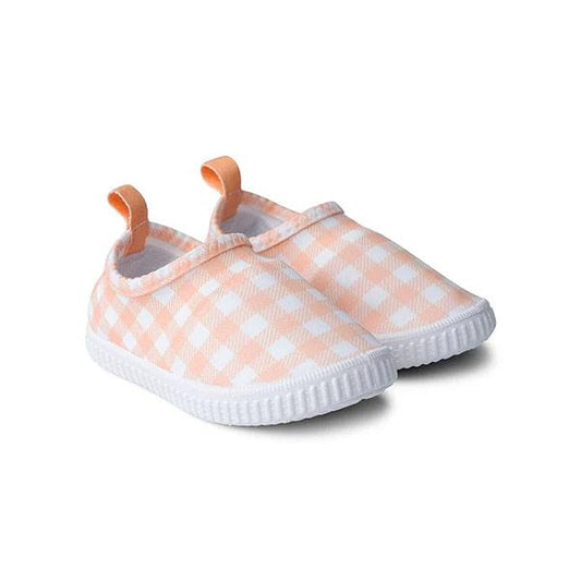 Zapatillas Antideslizantes Lycra Durazno Naranja