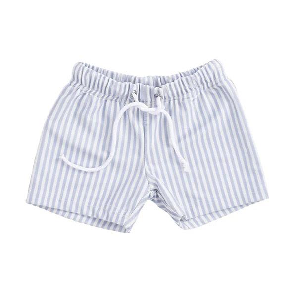 Boxers Baño Lycra Rayas Azul