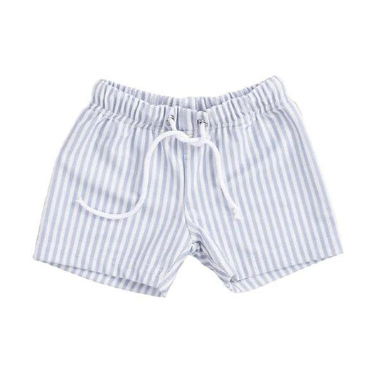 Boxers Baño Lycra Rayas Azul