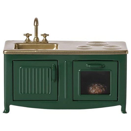Cocina Ratones Maileg Verde Oscuro