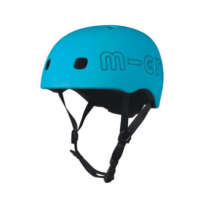 Micro Casco Azul Oceano Luz Led