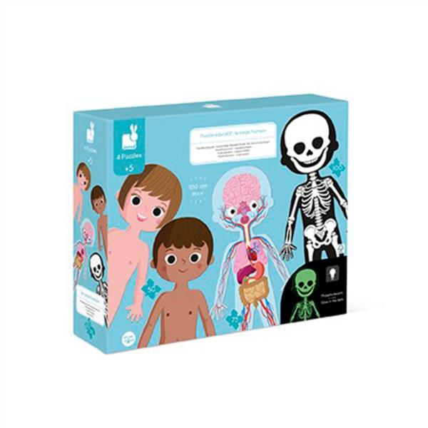 Puzle Educativo Gigante Cuerpo Humano 50 - 75 - 100 Piezas