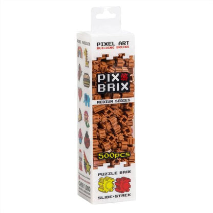 Bloques Pix Brix 500 Piezas Color Marrón Medium Series Pixel Art