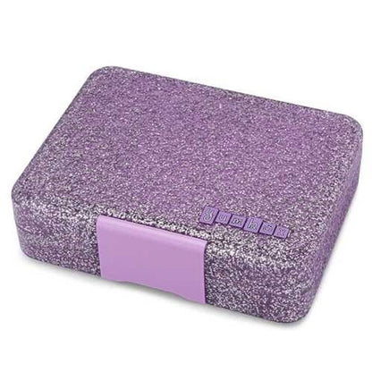 Yumbox Snack Glitter Morado 3 Compartimentos