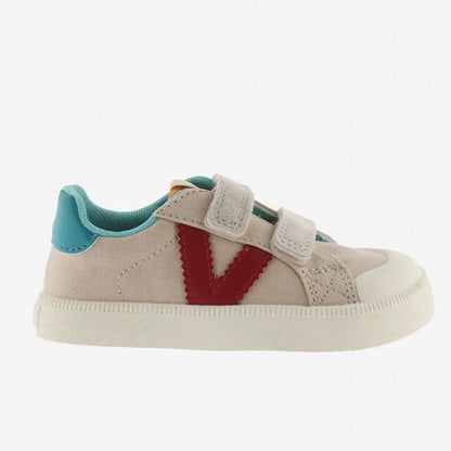 Zapatilla Victoria Oliver Barefoot Lona Multicolor Beige Respetuoso