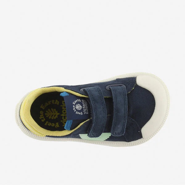 Zapatilla Victoria Oliver Barefoot Lona Multicolor Marino Respetuoso