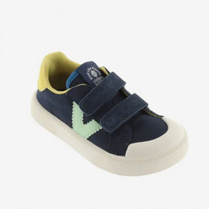 Zapatilla Victoria Oliver Barefoot Lona Multicolor Marino Respetuoso