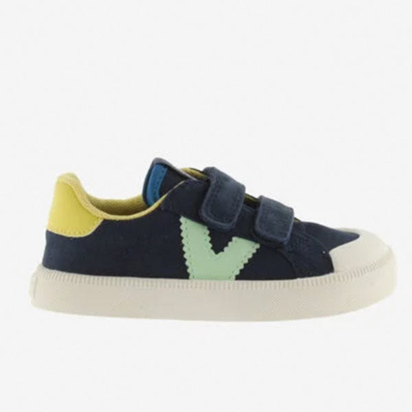 Zapatilla Victoria Oliver Barefoot Lona Multicolor Marino Respetuoso