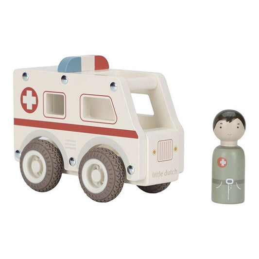 Ambulancia Little Dutch Madera
