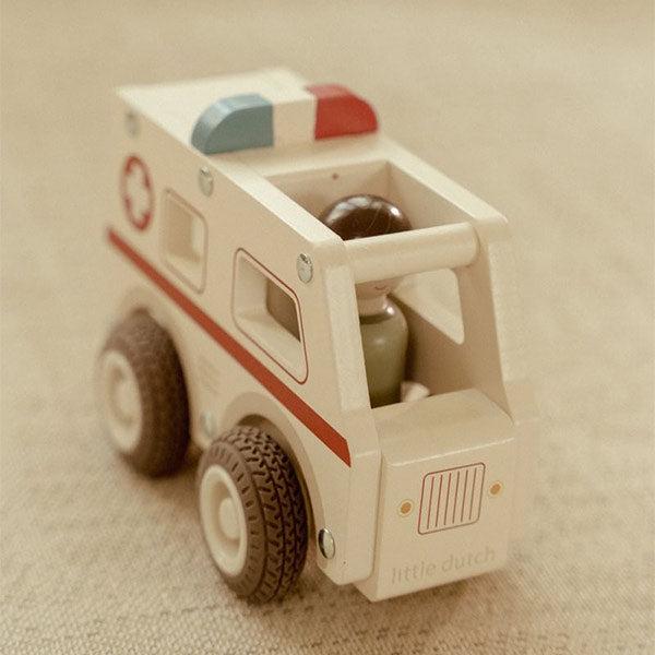 Ambulancia Little Dutch Madera