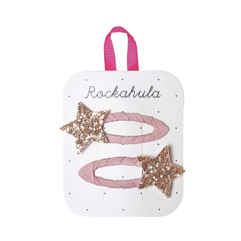 Clips Pelo Starlight Pink Rockahula