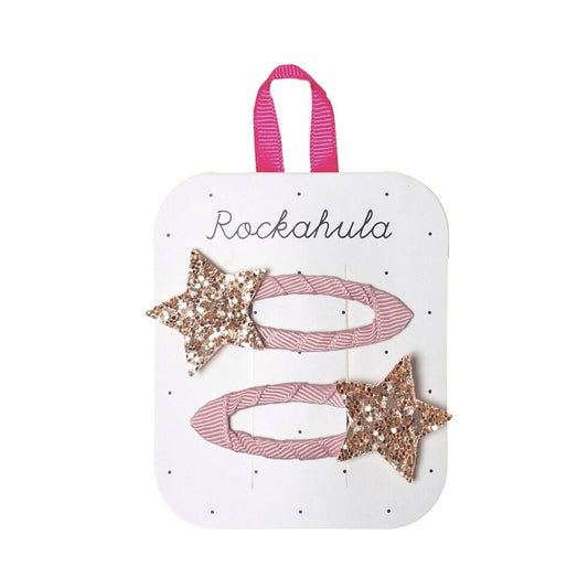 Clips Pelo Starlight Pink Rockahula
