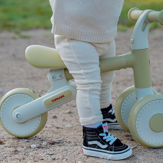 Bicicleta Equilibrio Plegable Yuki Pistacho