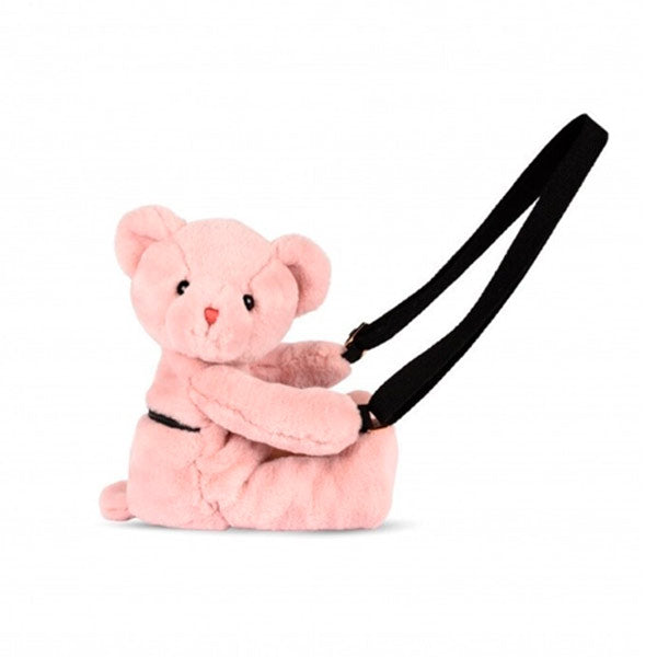 Sac Dou Dou Bolsito Oso Rosa Claro 30 cm