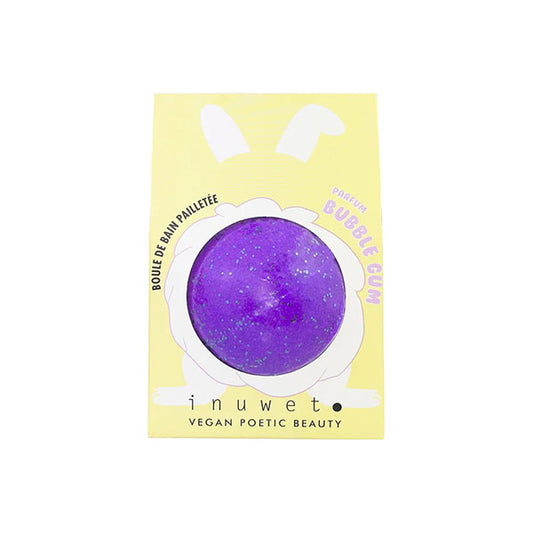 Bomba de Baño Purpurina Aroma Chicle Inuwet