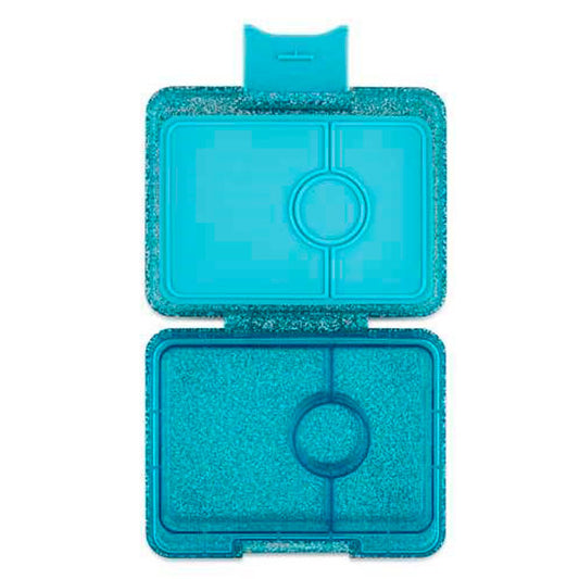 Yumbox Snack Glitter Azul 3 Compartimentos